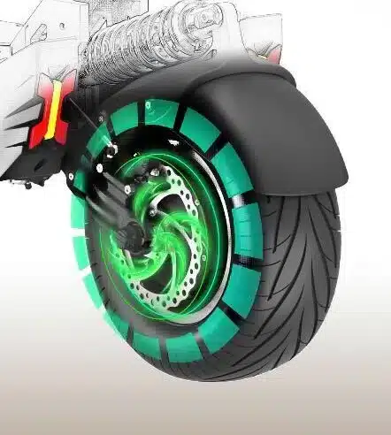 Dualtron X Limited  disk brake closup