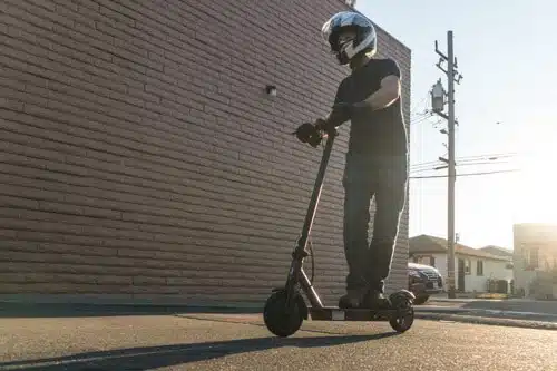 man riding Hiboy S2