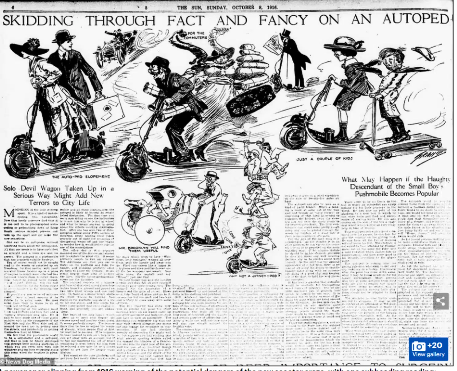 newpaper about autoped