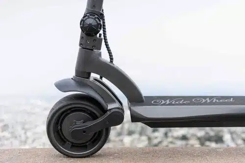 Mercane Widewheel front wheel closeup