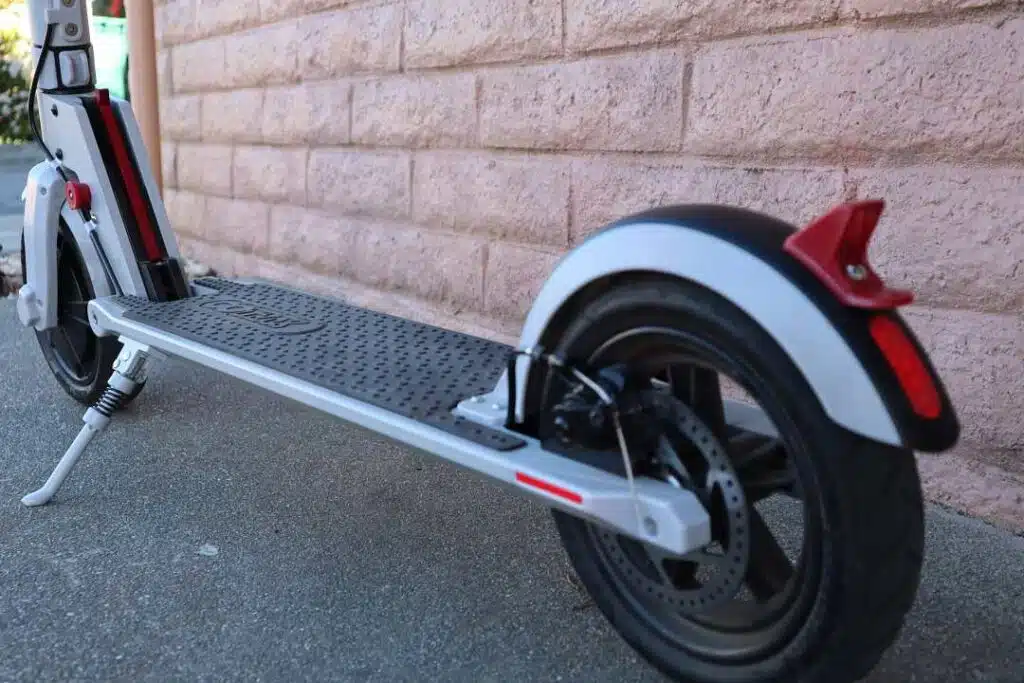 gotrax xr back wheel featuring deck