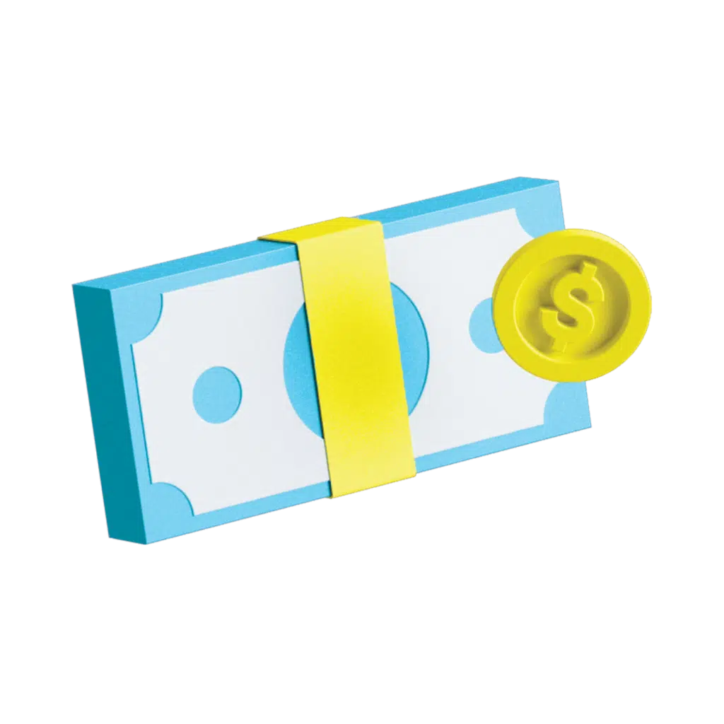 price icon of cash