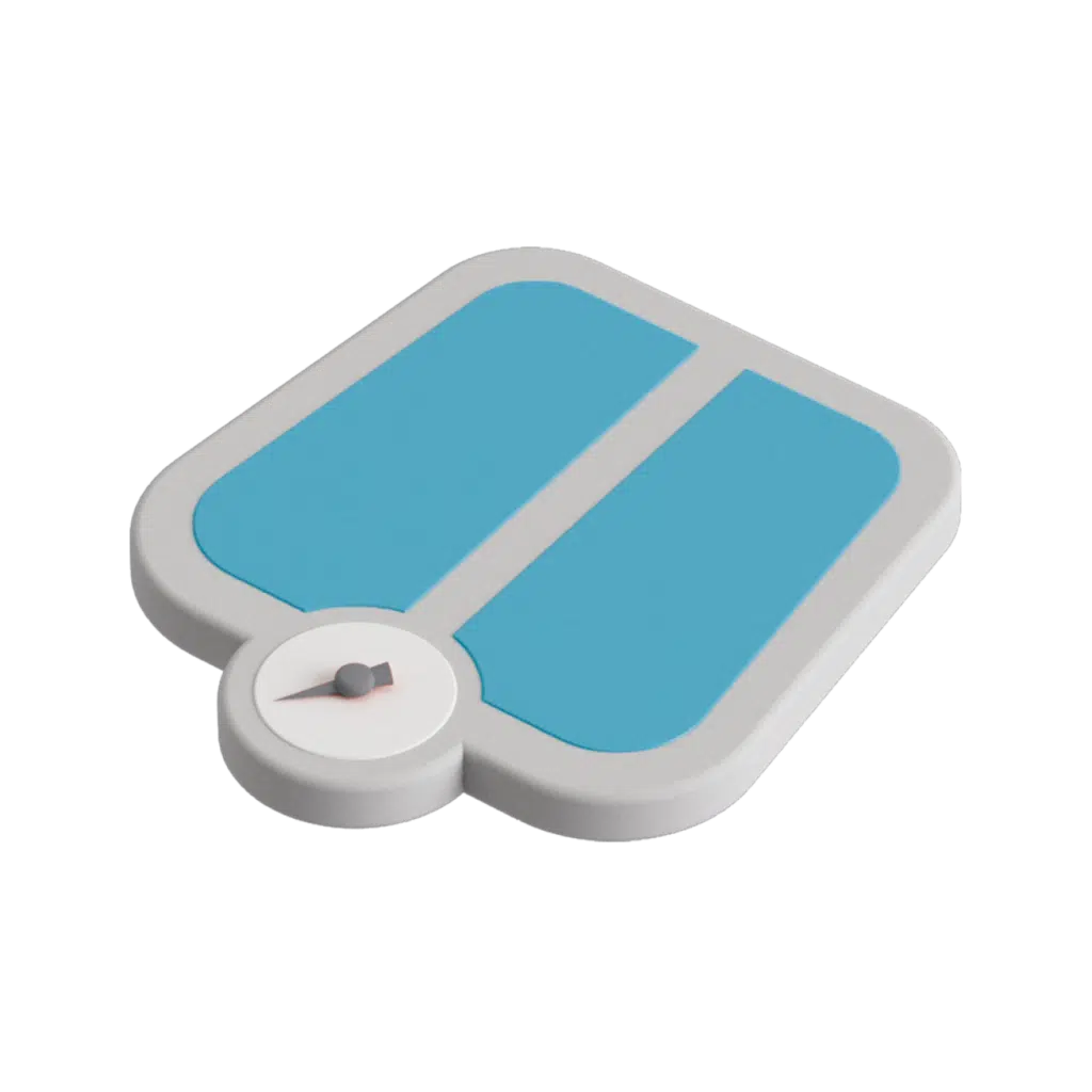 Tested Weight icon of a scale