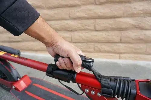 Red Uscooters Booster Sport folded