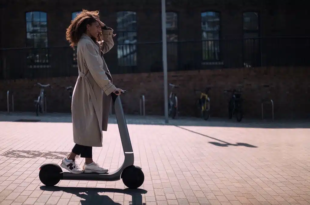 safesteer on the bo electric scooter makes it easier to ride one handed