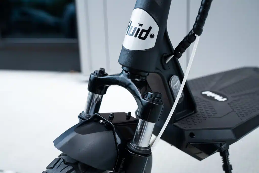Fluid Vista Electric Scooter Front suspension