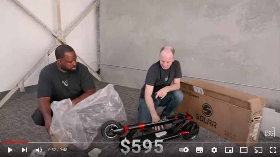Paul and Ramier unboxing Solar e1