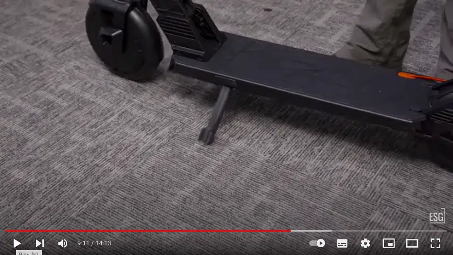 turboant v8 electric scooter side stand