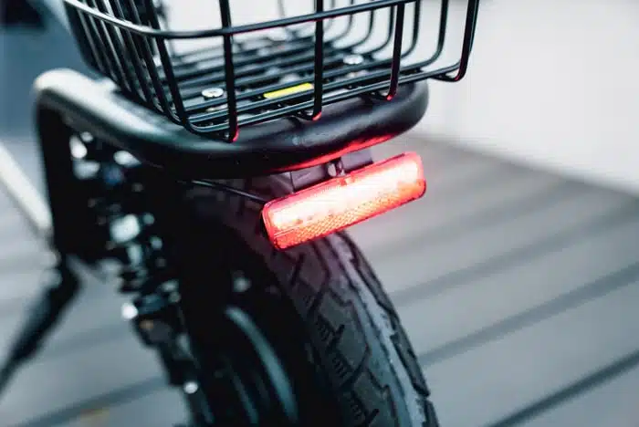 gotrax flex closeup of brake light