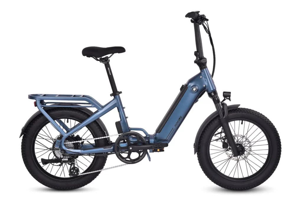ride1up portola folding electric bike in profile