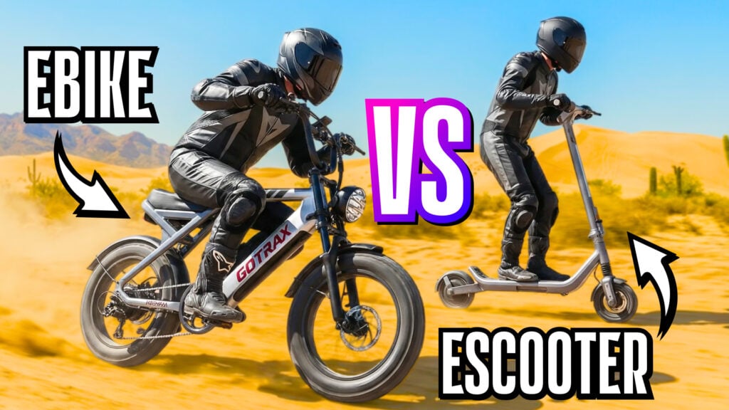 man riding an electic bike down the street