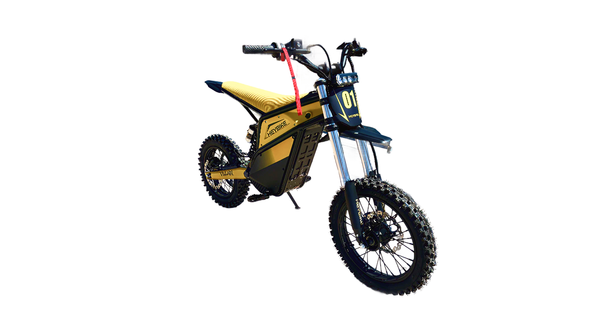 Heybike Villain Review (2026): 45 MPH Electric Dirt Bike Worth the Hype? 1 Heybike Villain electric dirt bike parked on a dirt trail