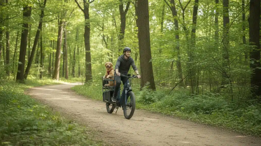 Best Electric Bikes for Parents (2026) 5 LYNQ Relay longtail family electric cargo bike