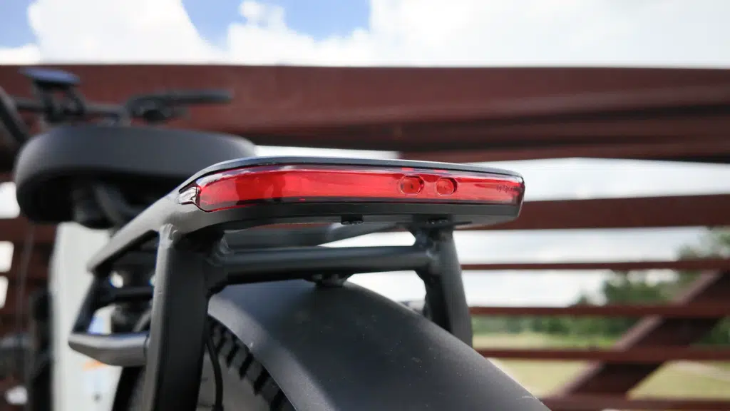 Monarc Tracer Review: A Long-Range City eBike With a 5-Year Warranty 7 Monarc Tracer integrated lights and turn signals